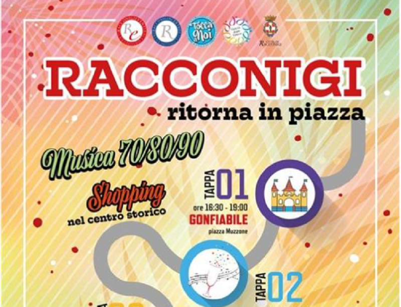 Venerdì 1 luglio "Racconigi ritorna in piazza"