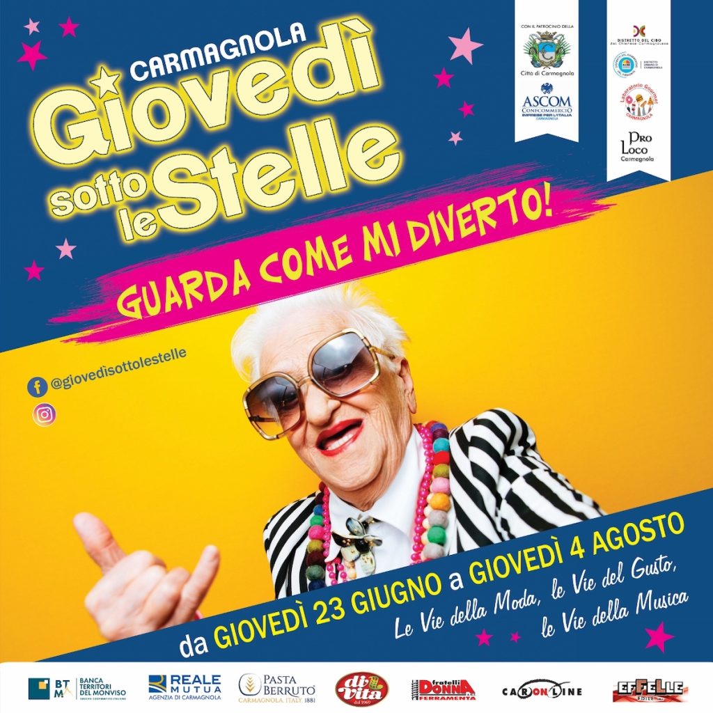 giovedì sotto le stelle 2022 carmagnola