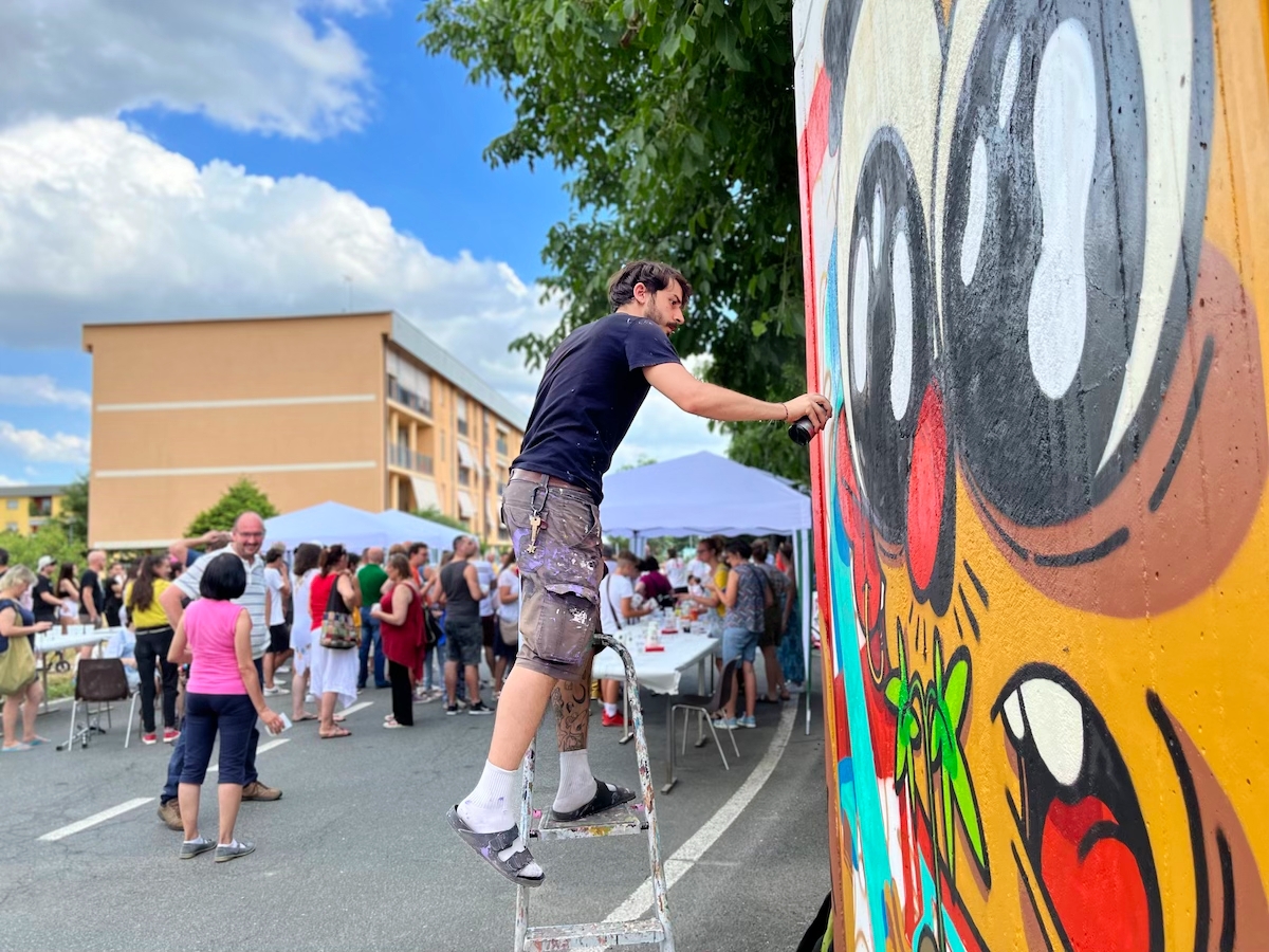Murales per abbellire Carmagnola: buona la prima!