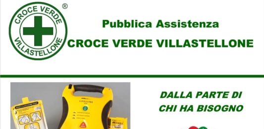 villastellone defibrillatore raccolta fondi