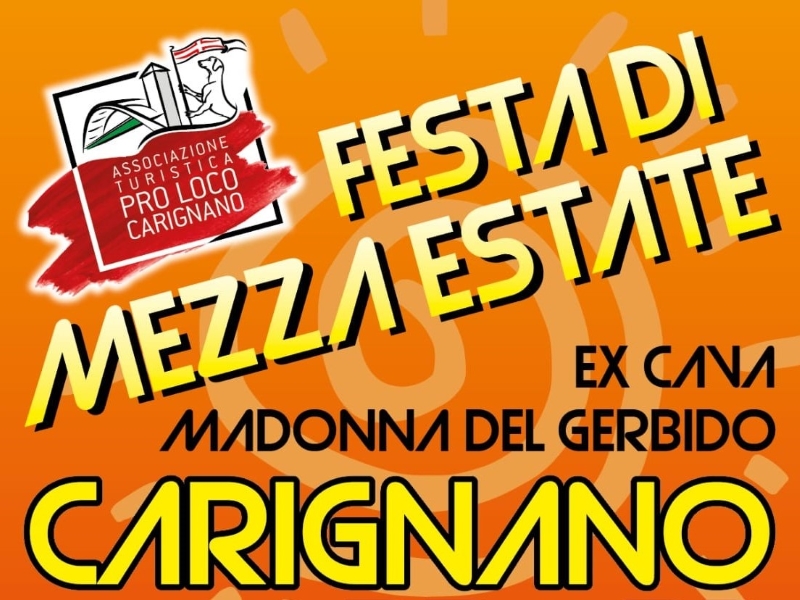 Carignano, venerdì e sabato torna la "Festa di Mezza Estate"