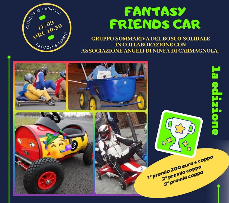 A Sommariva il concorso di carretti "Fantasy Friends Car"