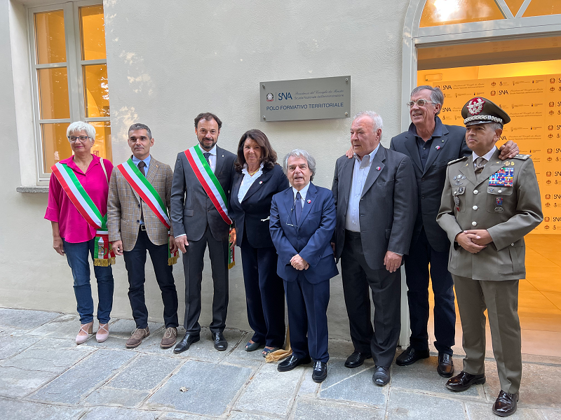 Santena, inaugurata la Scuola Nazionale dell'Amministrazione
