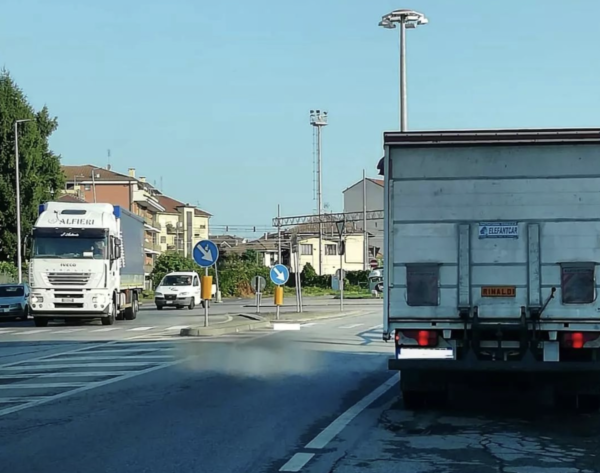 carmagnola traffico via sommariva