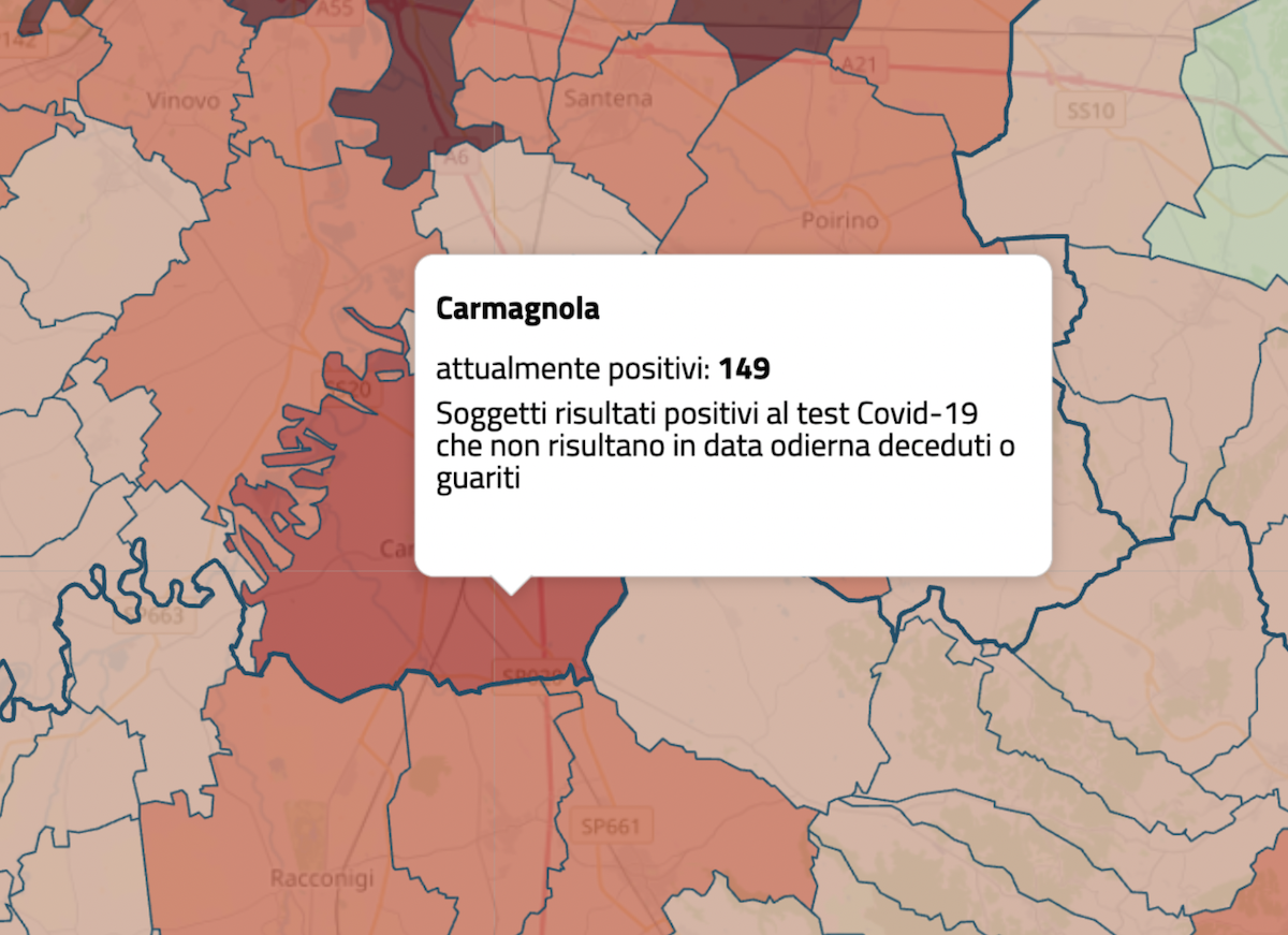 carmagnola contagi covid