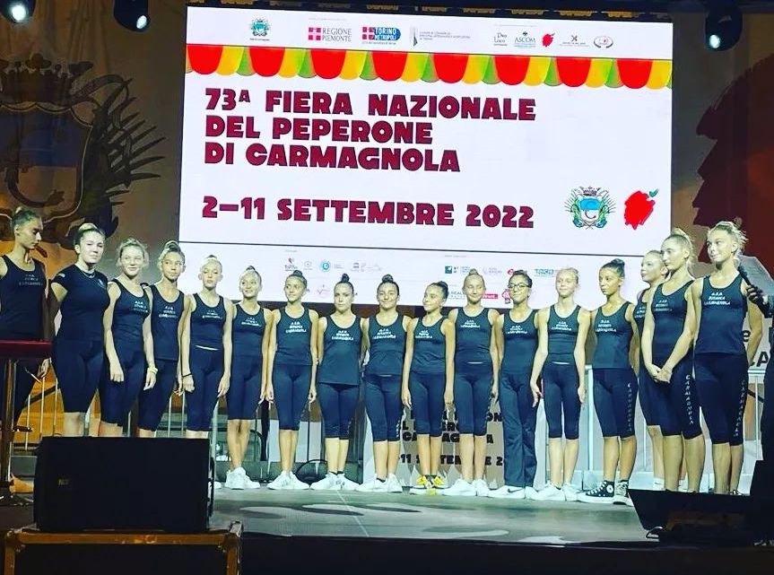 Dal Comune un premio alle campionesse dell'Asd Ritmica Carmagnola