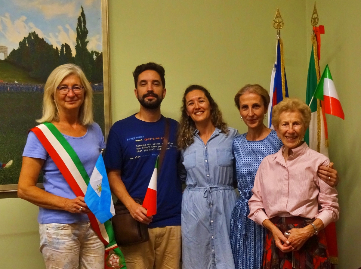 Jeremia e Cintia, da Rio Tercero (Argentina) in visita a Carmagnola