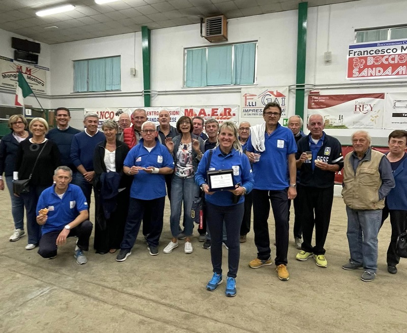 Poirino vince il secondo premio al torneo di bocce dei Comuni