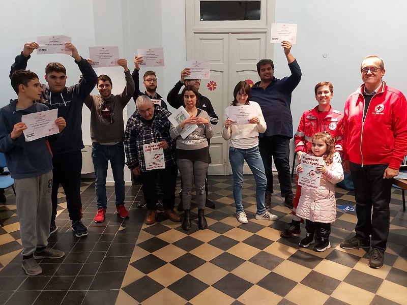 La Croce Rossa di Sommariva ha ospitato i ragazzi di Angeli di Ninfa