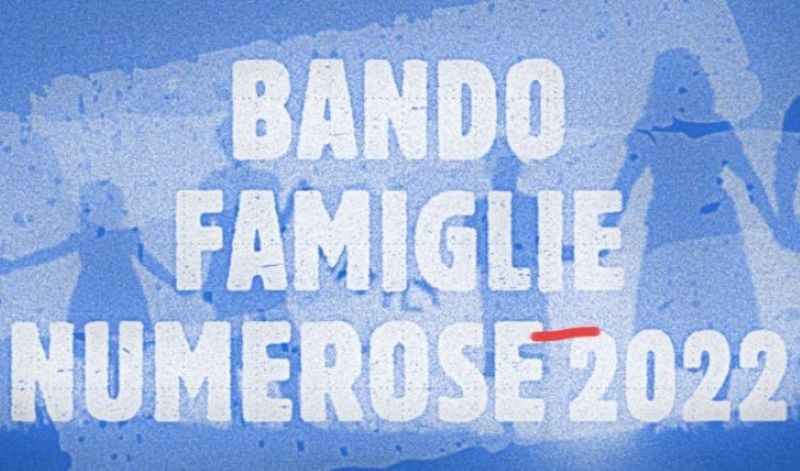 Dal Cisa 31 un bando per aiutare le famiglie numerose