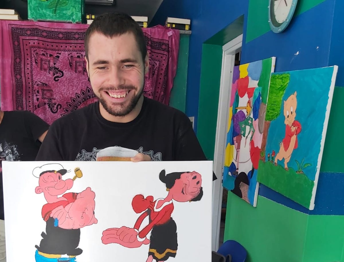 Alessandro e il talento speciale per il disegno