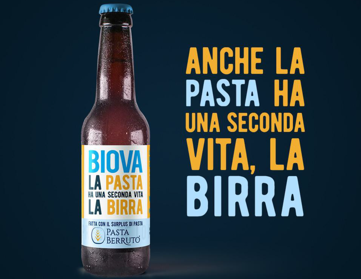 Dalla pasta alla birra, la nuova idea di Berruto contro lo spreco alimentare
