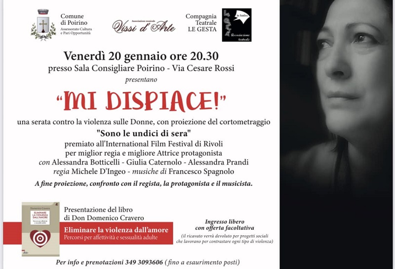 A Poirino una serata contro la violenza sulle donne