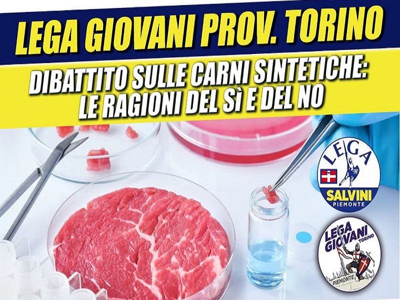 Lega Giovani organizza a Poirino un dibattito sulle carni sintetiche