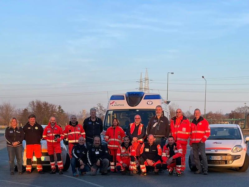 piobesi torinese vinovo candiolo croce verde formazione anpas piemonte autisti mezzi soccorso