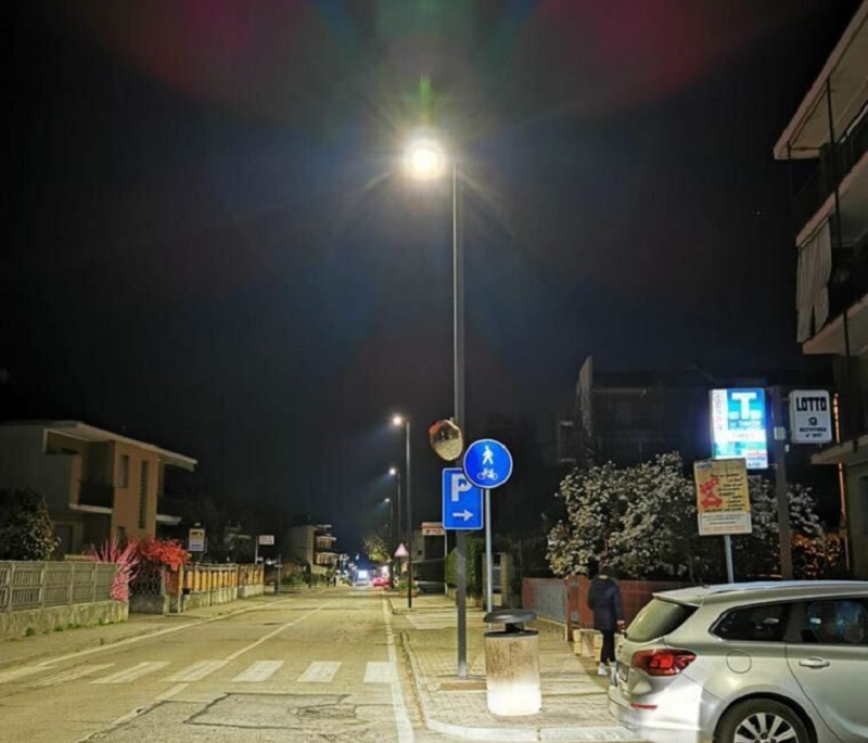 Santena rifacimento illuminazione pubblica