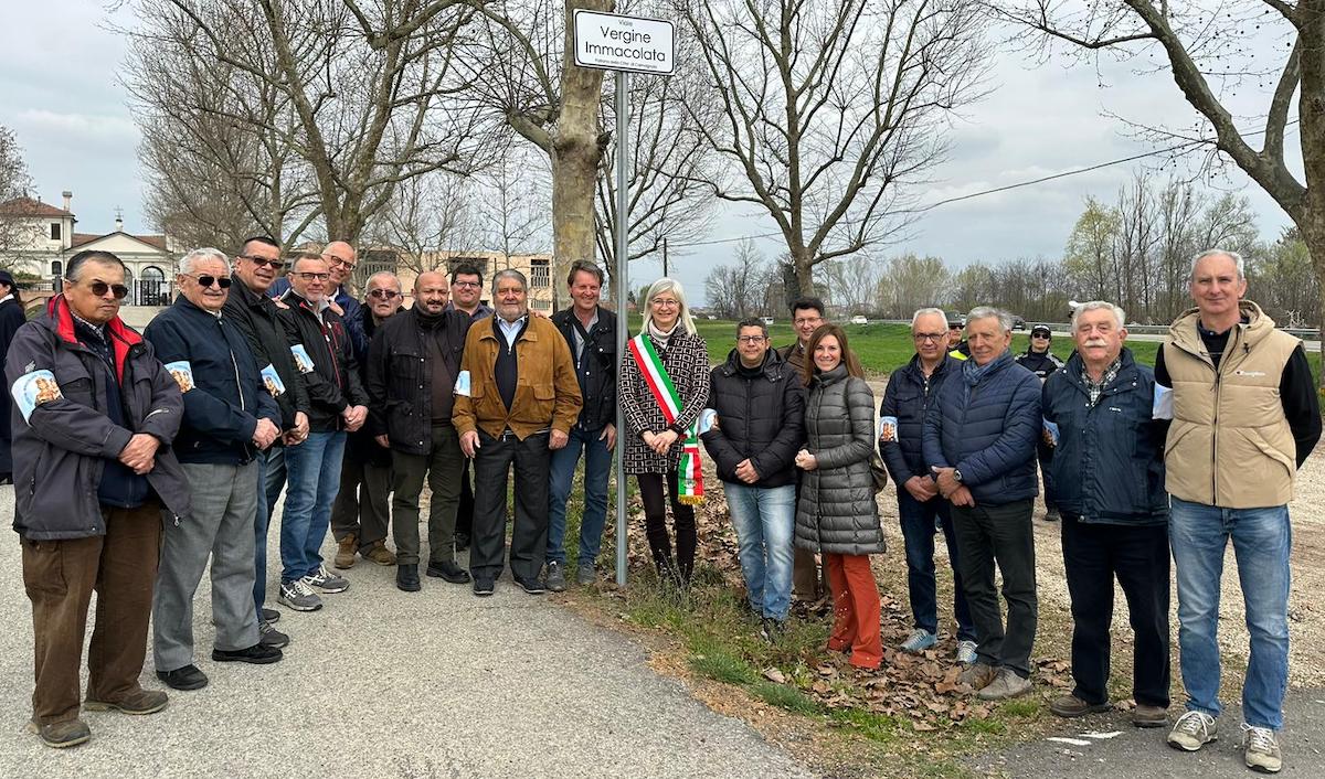 Carmagnola dedica un viale alla Vergine Immacolata, patrona della città