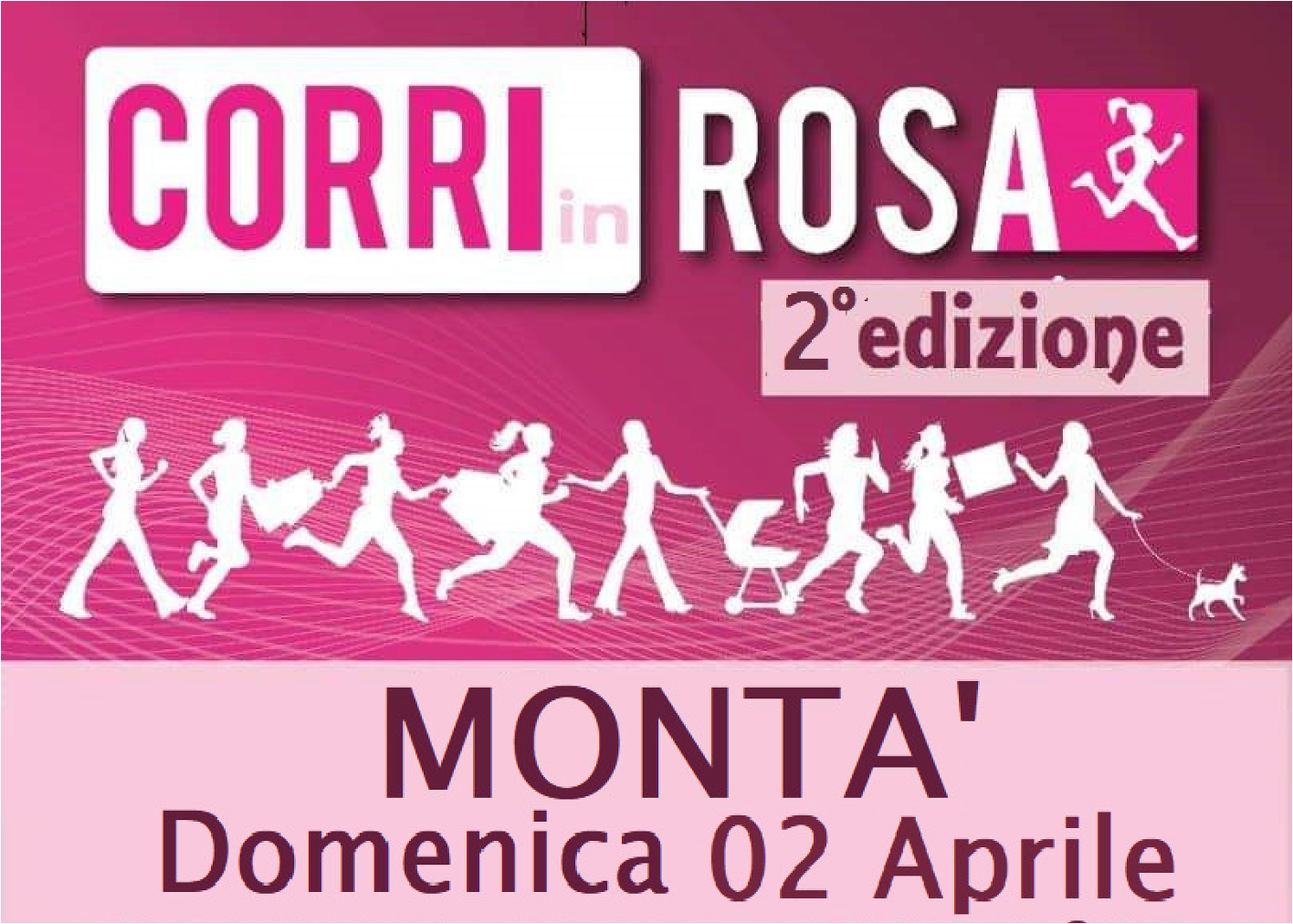 "Corri in Rosa" a Montà d'Alba