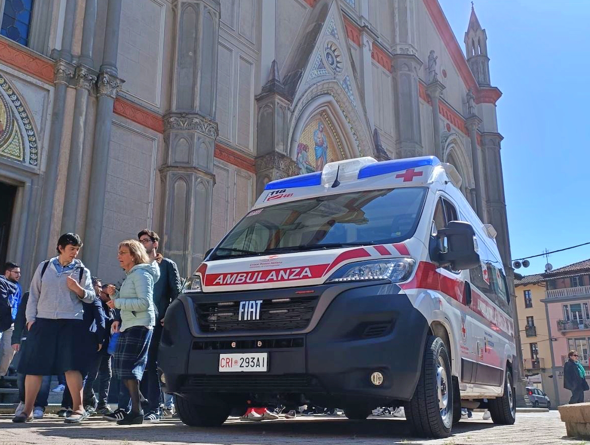 Presentata la nuova ambulanza della Cri Carmagnola