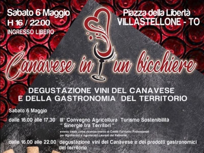 "Canavese in un bicchiere" arriva sabato a Villastellone