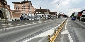 viabilità pericolosa a Carmagnola