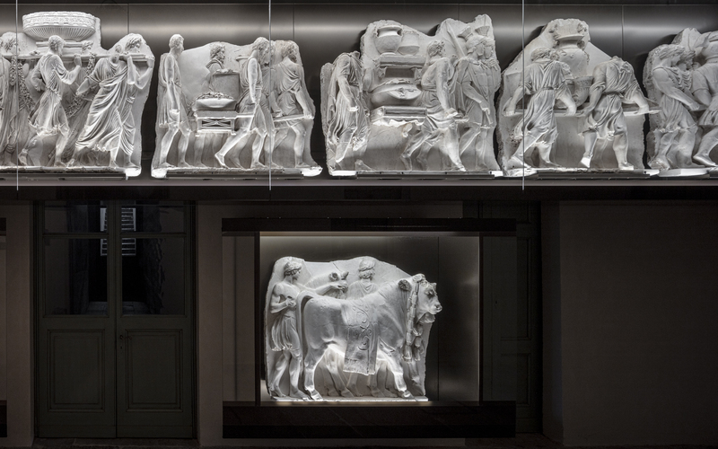 Cinque altorilievi del Castello di Racconigi in esposizione a Roma
