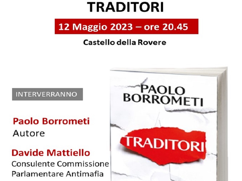 A Vinovo la presentazione del libro del giornalista Paolo Borrometi