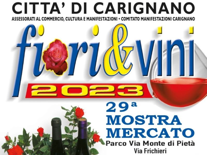Fiori & Vini 2023 a Carignano: il programma della fiera