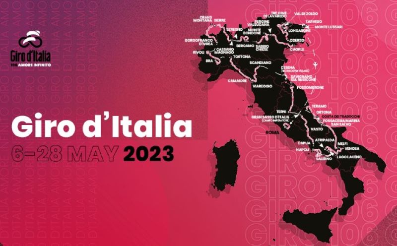 Giro d'Italia 2023: le modifiche alla viabilità a Carignano