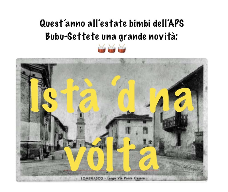 Lombriasco, all'estate bimbi gli anziani raccontano l'Istà 'd na volta