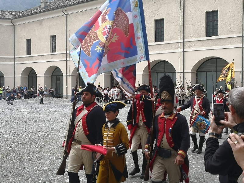 Moretta protagonista al Forte di Bard per la rievocazione “Napoleonica”