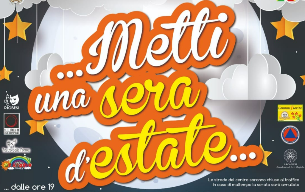 piobesi torinese estate notte bianca sera commercianti eventi amministrazione comunale proloco evento