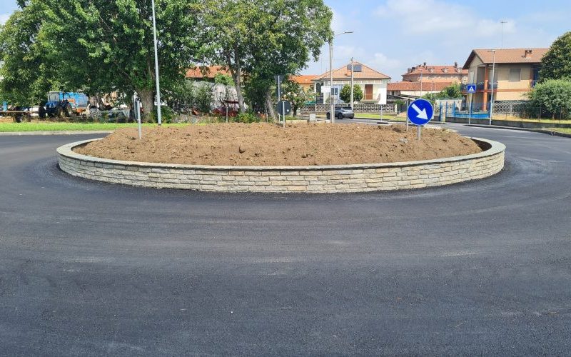 Castagnole, conclusi i lavori per la realizzazione della nuova rotatoria