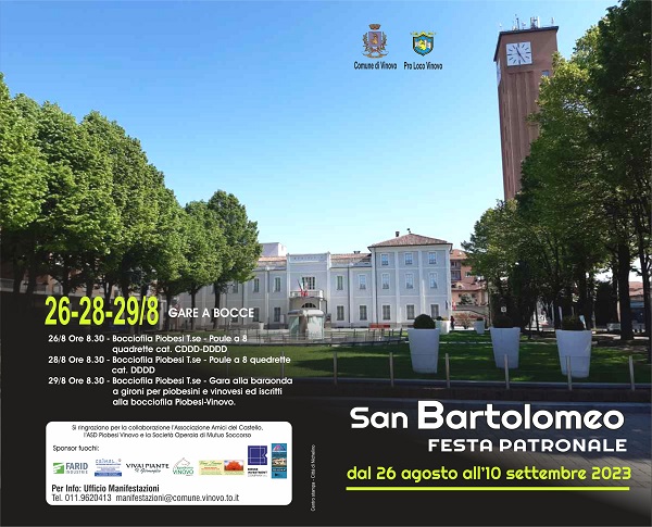 Festa Patronale San Bartolomeo Vinovo