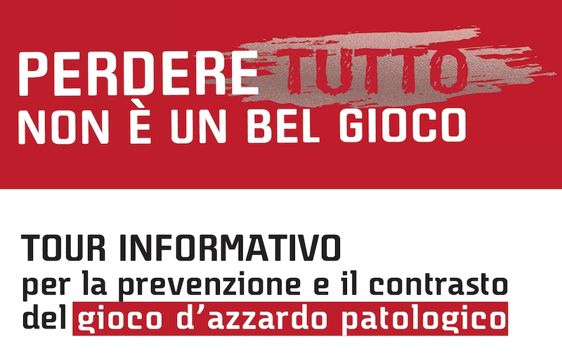 Uno stand alla Fiera del Peperone di Carmagnola contro il gioco d'azzardo