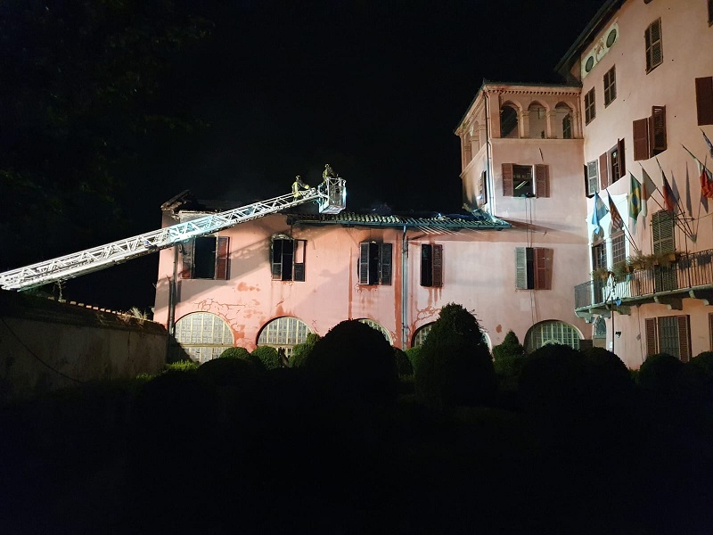 Piobesi Torinese incendio