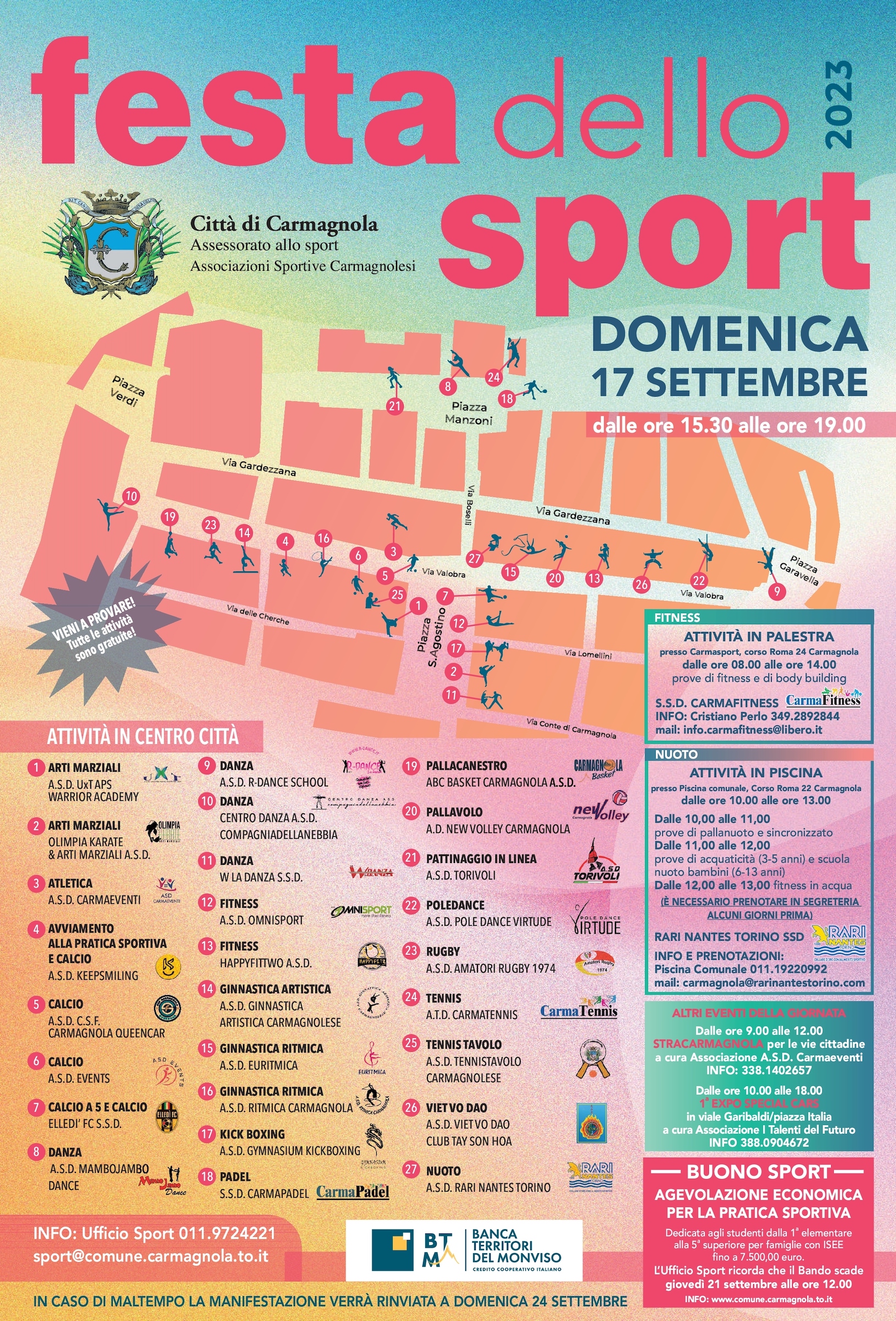 festa dello sport carmagnola 2023