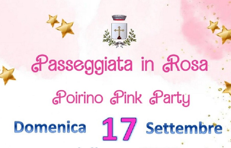 Poirino Passeggiata in rosa