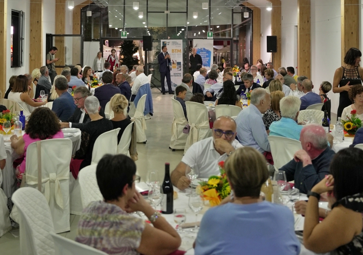Oltre cento benefattori alla "Cena per la Ricerca" della BTM in Fiera