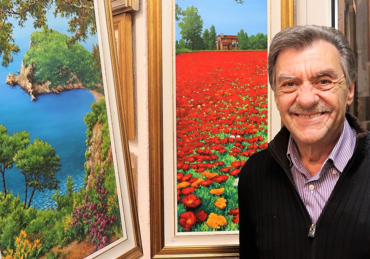 Il pittore Piero Rasero torna in mostra nella "sua" Pancalieri