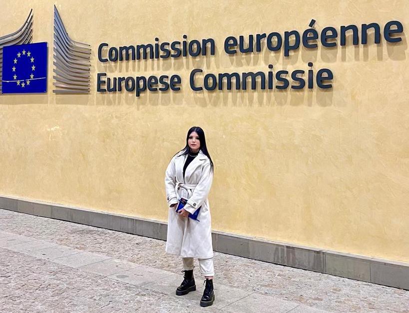Angela Mallamaci rappresenta Carmagnola alla Commissione europea di Bruxelles