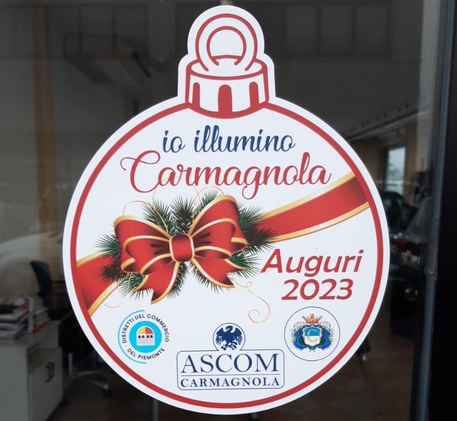 luminarie natale 2023 carmagnola
