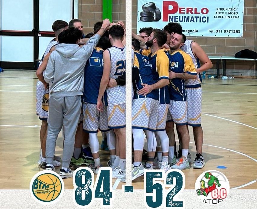 La BTM Basket Carmagnola domina in casa sui Gators Savigliano