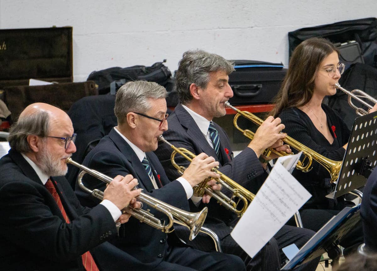 concerto natalizio a Salsasio banda di Carmagnola
