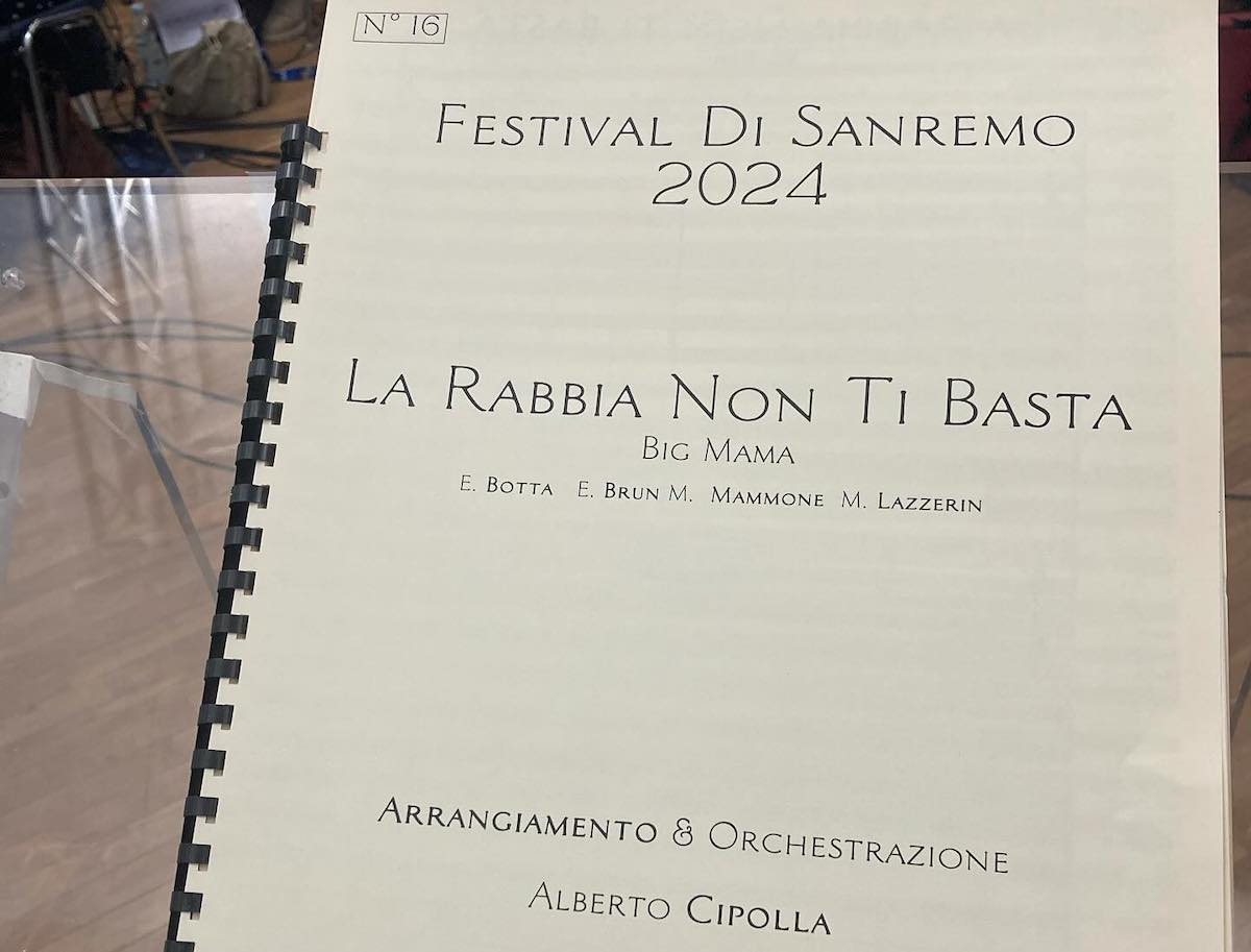 Alberto Cipolla Festival di Sanremo