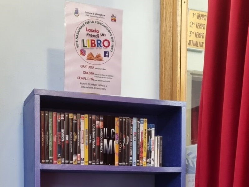 book crossing cinema villastellone