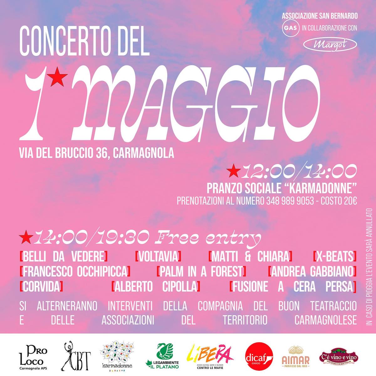 concerto primo maggio carmagnola