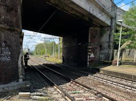investito treno cambiano
