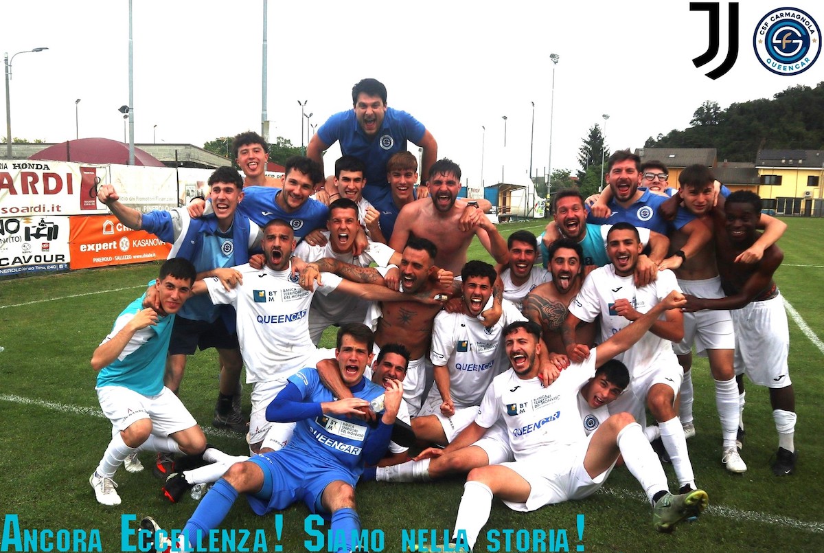 Storica vittoria ai playout, il Csf Queencar Carmagnola rimane in Eccellenza