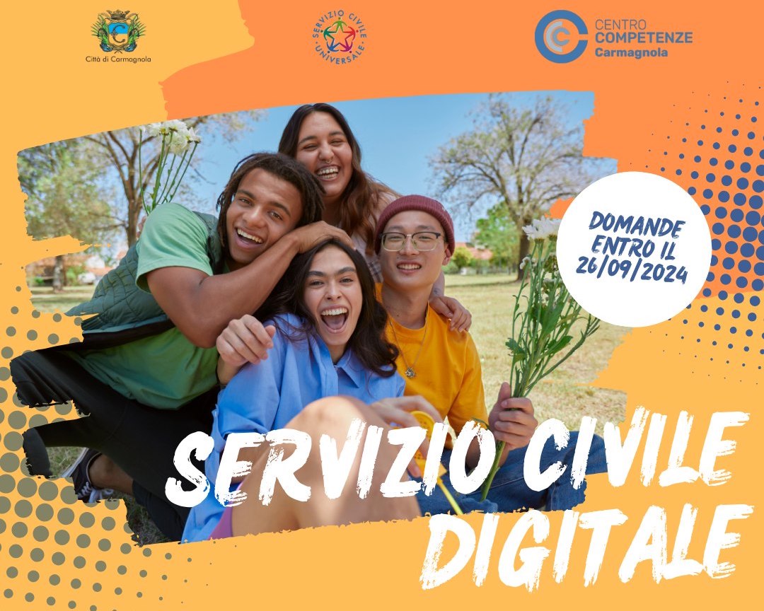 servizio civile digitale Carmagnola